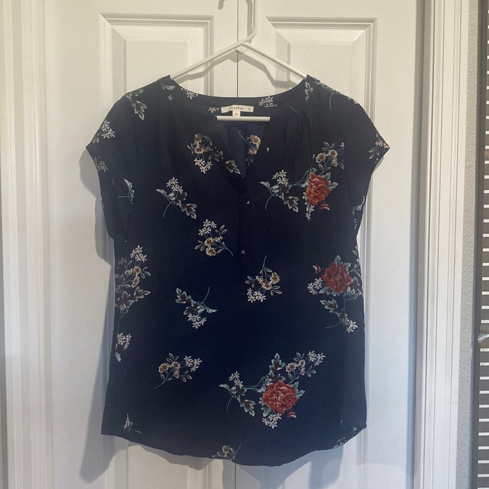 Fun2fun blouse shirt, size Xl, Blue